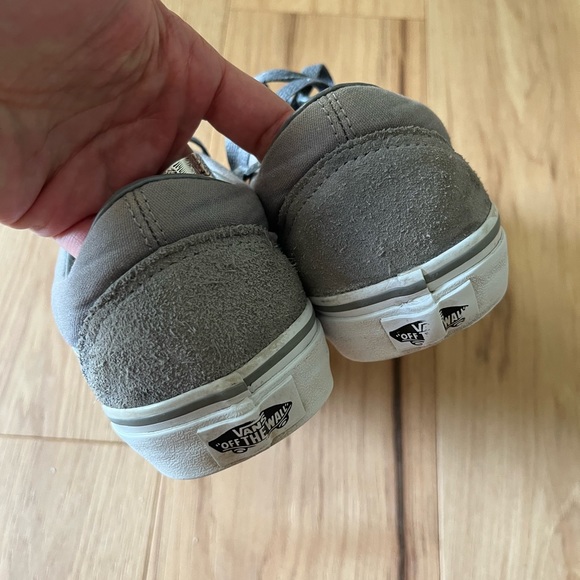 Vans Unisex Old Skool Suede/Canvas) Frost Gray/True White 8.5 Women/7 Men - Picture 4 of 6